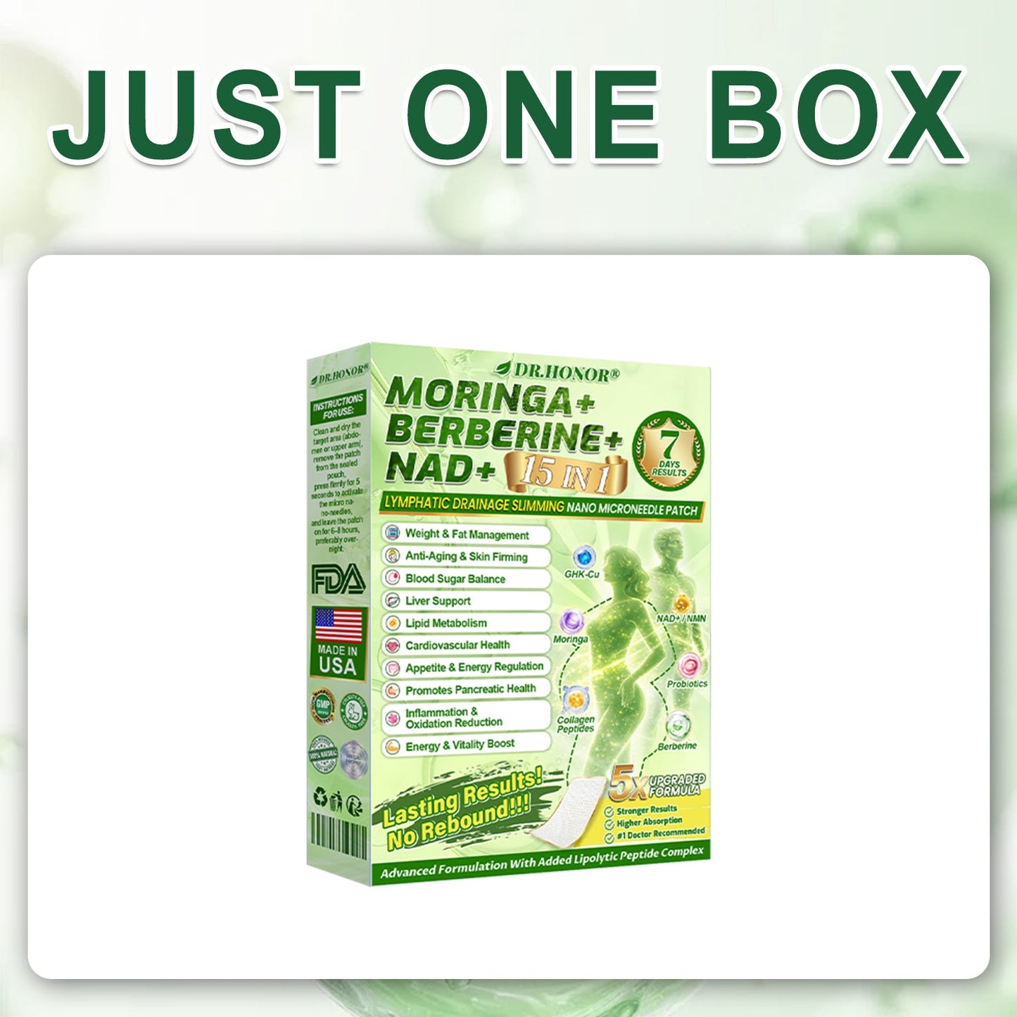 DR.HONOR® Metabolic Nano Microneedle Patch