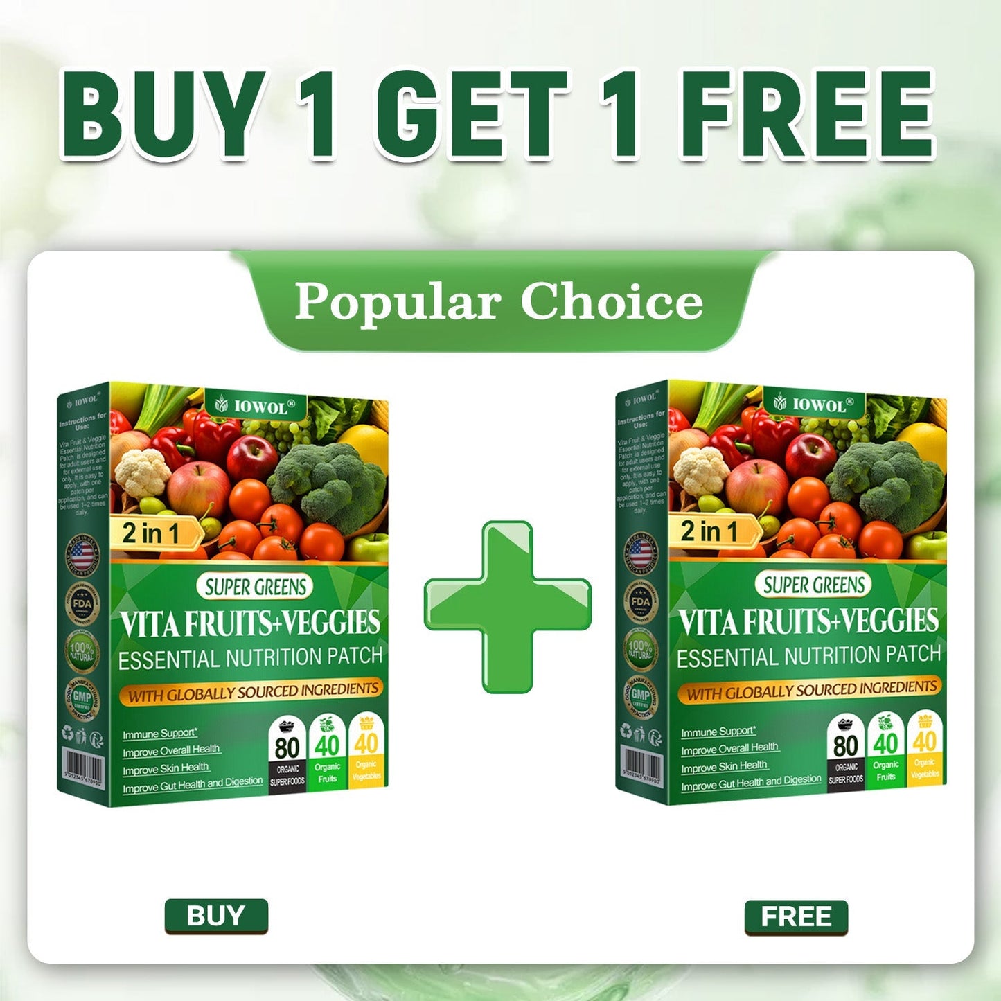 😉Don’t go yet — add Vita Fruit & Veggie Essential Nutrition Patch for stronger daily support and better synergy.