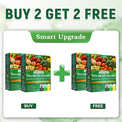 😉Don’t go yet — add Vita Fruit & Veggie Essential Nutrition Patch for stronger daily support and better synergy.