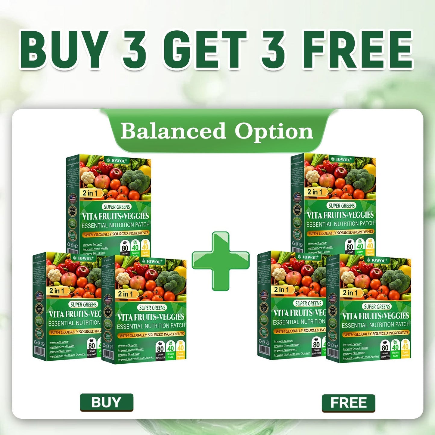 😉Don’t go yet — add Vita Fruit & Veggie Essential Nutrition Patch for stronger daily support and better synergy.