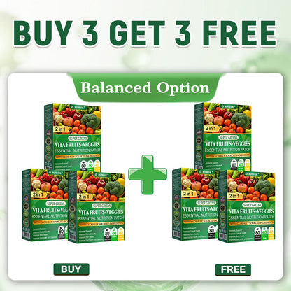 😉Don’t go yet — add Vita Fruit & Veggie Essential Nutrition Patch for stronger daily support and better synergy.